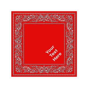 Vente en gros d'usine, foulards carrés en soie et coton personnalisés, bandanas avec logo personnalisé, design personnalisé - Product Image 2