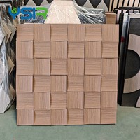 Panneaux acoustiques modernes en mosaïque, panneaux acoustiques absorbants le son, durables, en MDF et polyester