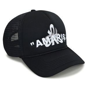 Casquette Trucker 5 Panneaux avec Logo Brodé, Faible MOQ, Dos en Maille Respirante, Fermeture Snapback Ajustable pour Hommes et Femmes, Expédition Rapide pour l'Extérieur - Product Image 4