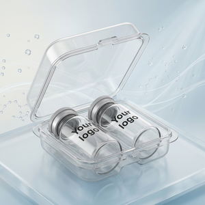 Boîtes cylindriques transparentes en LDPE personnalisées avec impression de votre logo pour l'emballage de flacons de laboratoire - Product Image 1
