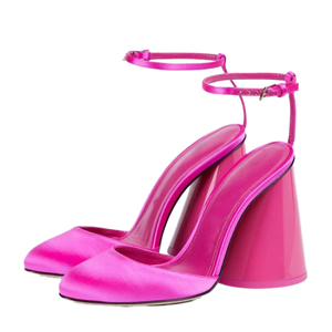 Nuevos Zapatos de Tacón Alto para Mujer, Primavera-Otoño 2026, Estilo Coreano, Ligeros, Versátiles, de Microfibra, con Tacón Cuadrado y Boca Profunda - Product Image 1