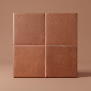 Piastrella in terracotta Toscana 20x20 pretagliata per uso a parete e pavimento - Product Image 1