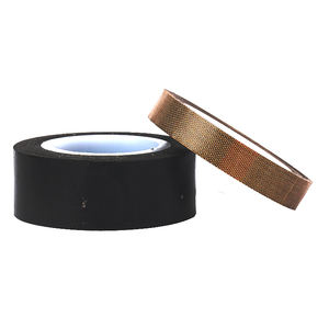 Blanco Negro Marrón <span class=keywords><strong>Ptfe</strong></span> Skived Película recubierta Cinta de tela de fibra de vidrio Cinta de <span class=keywords><strong>Ptfe</strong></span> resistente al calor - Product Image 1