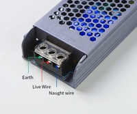 Controlador LED de Corriente Constante y Voltaje de 12v 24v CA CC, Fuente de Alimentación Conmutada para CCTV, IP20, Interior, Ultra Delgado, SMPS, Fuente de Alimentación Única