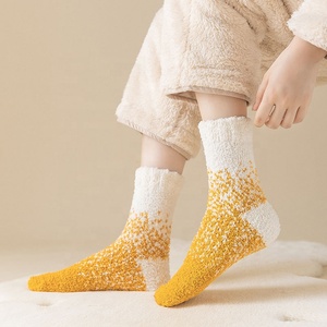 Wholesale Winter Women Lady Cozy Sleep Floor Tube <strong>Socks</strong> Thermal Home Crew <strong>Custom</strong> Christmas <strong>Warm</strong> <strong>Fuzzy</strong> <strong>Socks</strong> - Product Image 4