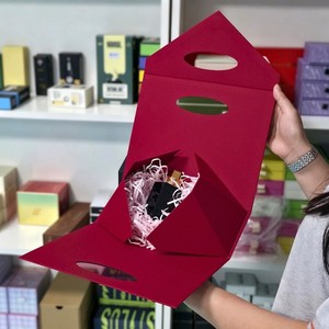 Boîte pliante de luxe personnalisée EVERWIN, boîte rigide en carton triangulaire, boîte cadeau magnétique, emballages pliables recyclables et réutilisables de qualité supérieure - Product Image 5