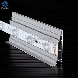 100mm Chiều Sâu Nhôm <span class=keywords><strong>lightbox</strong></span> khung trở lại và cạnh ánh sáng quảng cáo hồ sơ treo cài đặt nhôm hộp đèn - Product Image 3