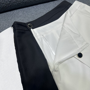 2026 Summer New Short-Sleeve Pants Skirt <b>Set</b> / Simple and Stylish with Button Design - Product Image 3