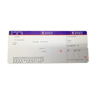 Prix usine thermique billets de vol carte d'embarquement aérienne impression vierge