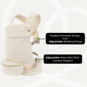 <span class=keywords><strong>Mochila</strong></span> Portabebés Ergonómica Ligera y Personalizable para Recién Nacidos, 100% Algodón, Ajustable - Product Image 5