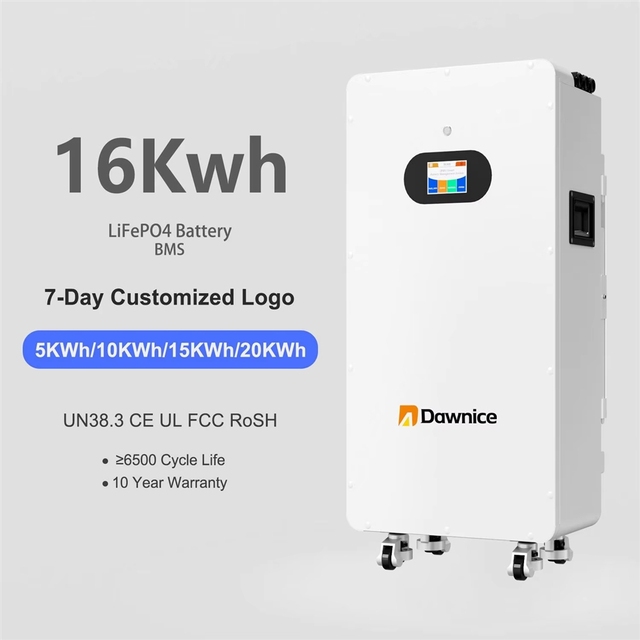 New for Home Backup Generator Bank Power Wall 10kw Lifepo4 5 20h 100ah 200 Storage 15 Lithium Solar Battery