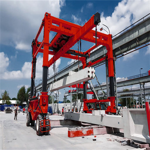 Various Mechanical Equipment 90t High Capacity Straddle Carrier 16m Large Port Logistics with 35 Ton Motor Engine Gearbox - Product Image 6