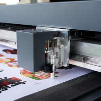 FCR6090 Máquina de corte de etiquetas digital de cama plana rollo a rollo, cortadora de etiquetas de papel de rollo a hoja con corte suave, plotter de corte de doble cabezal