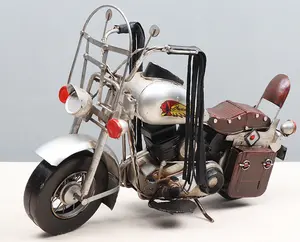新款到货手工金属艺术工艺摩托车模型办公室家居装饰礼品