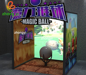 Nouveaux jeux Interactive Projection tir à l'arc Indoor Playground Trampoline - Product Image 6