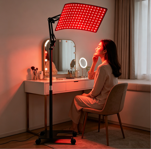 Nouvelle Lampe de Thérapie par Lumière Rouge 2026 avec Support à Roulettes, Panneau de Thérapie par Lumière Rouge 160 LED 660nm 850nm pour le Visage et le Corps, Utilisation à Domicile - Product Image 2