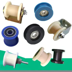 Nylon Sheaves <strong>Wheels</strong> Plastic Slient Pulley with Bearing Wire Rope Pulley Plastic H-shaped Bearing Roller ID17/20/25/30MM - Product Image 2