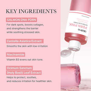 T nhãn hiệu riêng cá hồi DNA pdrn Hồng Peptide Glow Hydrating Toner hồng glow toner cho da thúc đẩy nhẹ nhàng và làm dịu - Product Image 3