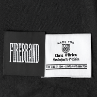 Étiquettes de vêtements personnalisées en tissu pour logo de marque de vêtements, étiquette tissée avec nom personnalisé, étiquettes de vêtements pour robe