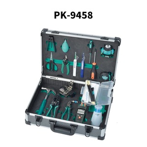 Kit de Herramientas de Empalme en Frío de Fibra Óptica Protech PK-9458-1, 19 Piezas, Herramientas de Crimpado de Cables de Red para FTTH - Product Image 3
