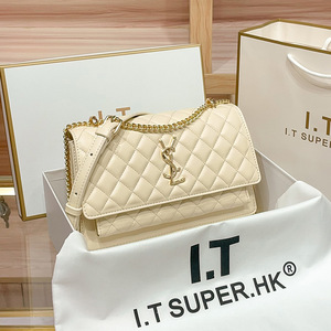 <span class=keywords><strong>Sac</strong></span> bandoulière <span class=keywords><strong>matelassé</strong></span> en cuir véritable haut de gamme pour femme, nouveau style 2025, avec chaîne et fermeture éclair, tendance et polyvalent, <span class=keywords><strong>petit</strong></span> format carré en polyester - Product Image 5
