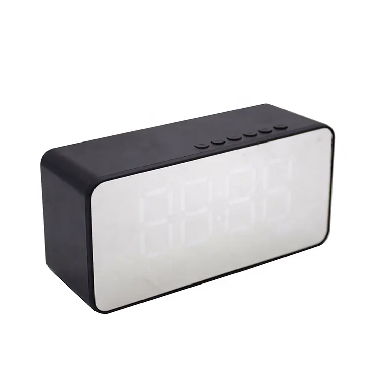 Digital AM & FM Alarm Clock Radio with Bluetooth Speaker 3.5mm AUX Input