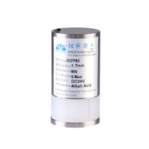 Yongchuang Solenoid Valve YCFP81 M6 DC24V Acid Resistant For Industrial Fluid Control - Product Image 1