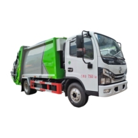 Camion à ordures à compression Euro 6 ISU ZU 5m³, camion compacteur de déchets conforme aux normes d'émission, vente directe d'usine