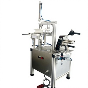 Commercial Use Electric Small Plastic Pleat Film Case Packaging <b>Machine</b> Round 20g Soap Semi-automatic Hotel Soap Packing <b>Machine</b> - Product Image 1
