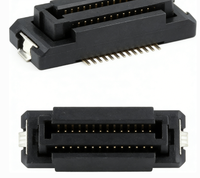 Connecteur électronique flottant haute précision carte-à-carte avec structure flottante antichoc