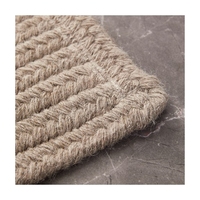 Hand Woven Nordic Rug Carpet Living Room Wool Braided Rugs