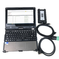 Getac v110 Laptop Tablet AG CF Agricultura Construcción Enlace de datos electrónico real JD EDL V3 Service Advisor Cable de diagnóstico