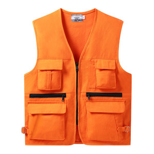 Chaqueta sin mangas de alta calidad, chaleco de trabajo con múltiples bolsillos, chaleco para hombre, chaleco de pesca - Product Image 3