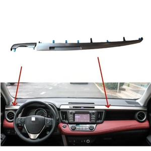 ชุดแต่งขอบคอนโซลสำหรับรถยนต์ Rav4 ปี 2013-2018 รุ่น OE 55412-42070 สีเงิน พลาสติก  โครงคอนโซลหน้าซ้ายและขวา พร้อมเคลือบผิวด้วยไฟฟ้า - Product Image 4