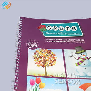 Servicio de Impresión de Libros Encuadernados en Espiral/Alambre/Bobina Personalizados con Texto en Blanco y Negro para Estudiantes - Product Image 5