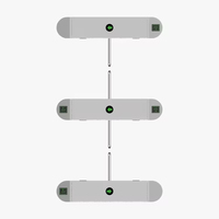 Système de contrôle d'accès automatique pour portail coulissant, barrière de sécurité, tourniquet à bascule pour piétons, moteur sans balais en acier inoxydable