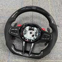 Aksesoris Interior Mobil BMW Magnetic Paddle LED Steering Wheel LCI Style G05 G20 G30 G2X G3X G8X F9X Custom Carbon