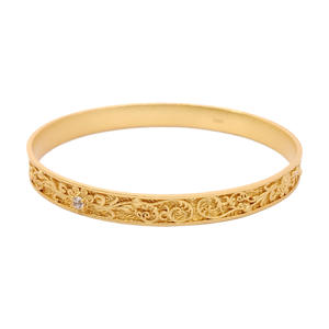 UM Jewelry 925 Silver Bangle Wholesale Zircon Unisex/Men/Women Anniversary Wedding Gift Daily Wear Original NGTC Certified - Product Image 3