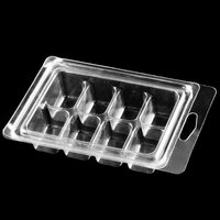 Bloc de cire à six compartiments boîte d'emballage blister bougie parfumée remplissage moule bougie cire fondre emballage