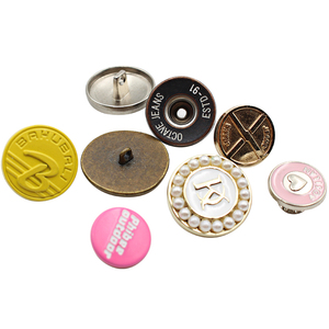 Tùy Chỉnh Riêng Thương Hiệu Nút Kim Loại Kẽm Hợp Kim Nút Quần Jean May <span class=keywords><strong>Snap</strong></span> Nút Quần Áo Phụ Kiện - Product Image 1