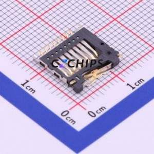 DM3D-SF SD Card / Memory Card Connector SMD Connector Plug-In Type MicroSD Card (TF Card) Card Holder Without - Product Image 2