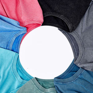 T-shirts graphiques délavés à l'acide pour hommes de grande taille T-shirts Vintage surdimensionnés 100% coton Dtg Print Streetwear T-shirts vierges pour - Product Image 4