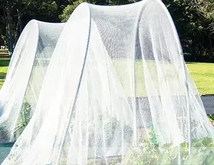 Wit Anti Bee Net Hagelnet Hagelproof Net Voor Boomgewasbescherming, Vogelinsectenbeschermingnet, Tuinvisvijvernet