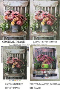Paesaggi naturali sera pittura diamante Art Kit di pietre preziose Art con trapano rotondo per la casa Dec include vassoio penna - Product Image 3
