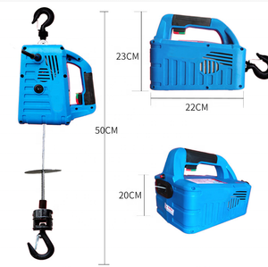 220V مصغرة رافعة كهربائية أدوات رفع ونش 500 كجم <span class=keywords><strong>110V</strong></span> ونش كهربائي سلك حبل الرافعة الكهربائية المحمولة الجر رافعة - Product Image 2