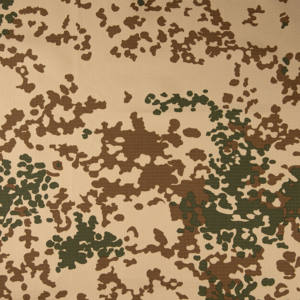 Tela Ripstop de Camuflaje Desert <span class=keywords><strong>Flecktarn</strong></span>, 80% Poliéster, 20% Algodón, Estampada, Resistente al Agua y al Desgarro, para Prendas de Vestir - Product Image 2
