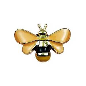 Broche Abeille Dorée 3D, Insecte Mignon, Badge Animal Brillant, Accessoire de Mode, Cadeau, Épinglette en Émail - Product Image 1