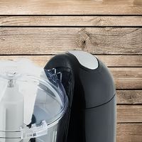 RSC Multi-Purpose 100W Penggiling Makanan Elektrik Kapasitas 350ml untuk Bawang Putih Bawang Merah Daging, Pengolah Makanan 1.5 Cup Perlengkapan Dapur Esensial S018