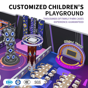 Parco Giochi Commerciale Indoor su Larga Scala con Giochi Interattivi, Trampolino e Percorso a Ostacoli per Centro di Intrattenimento Familiare - Product Image 5
