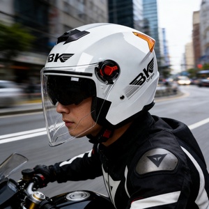 Vente flash - Casques de <span class=keywords><strong>moto</strong></span> unisexes en ABS, <span class=keywords><strong>casque</strong></span> demi-face pour adultes, hommes, femmes, motocross, accessoires de <span class=keywords><strong>moto</strong></span> - Product Image 1